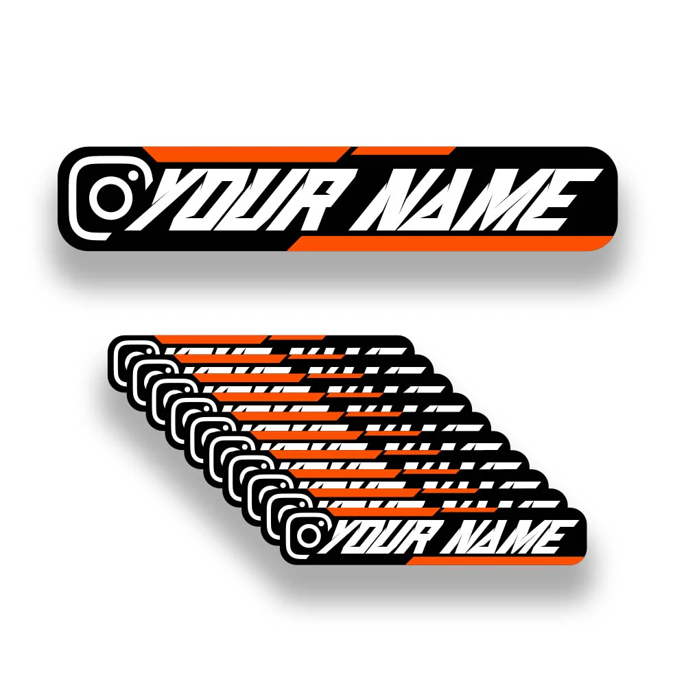 Instagram Tag Stickers x10 (Custom Name) - Image 4
