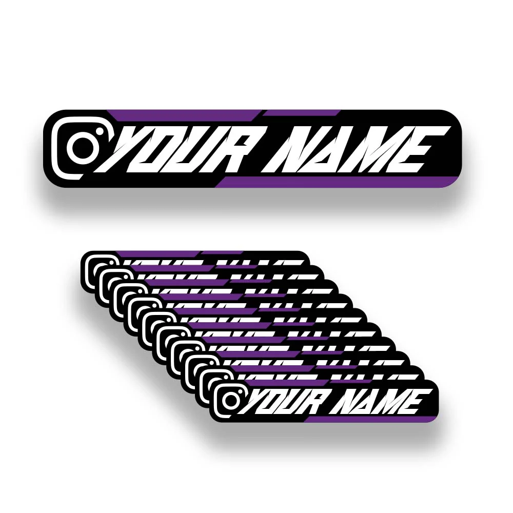 Instagram Tag Stickers x10 (Custom Name) - Image 7
